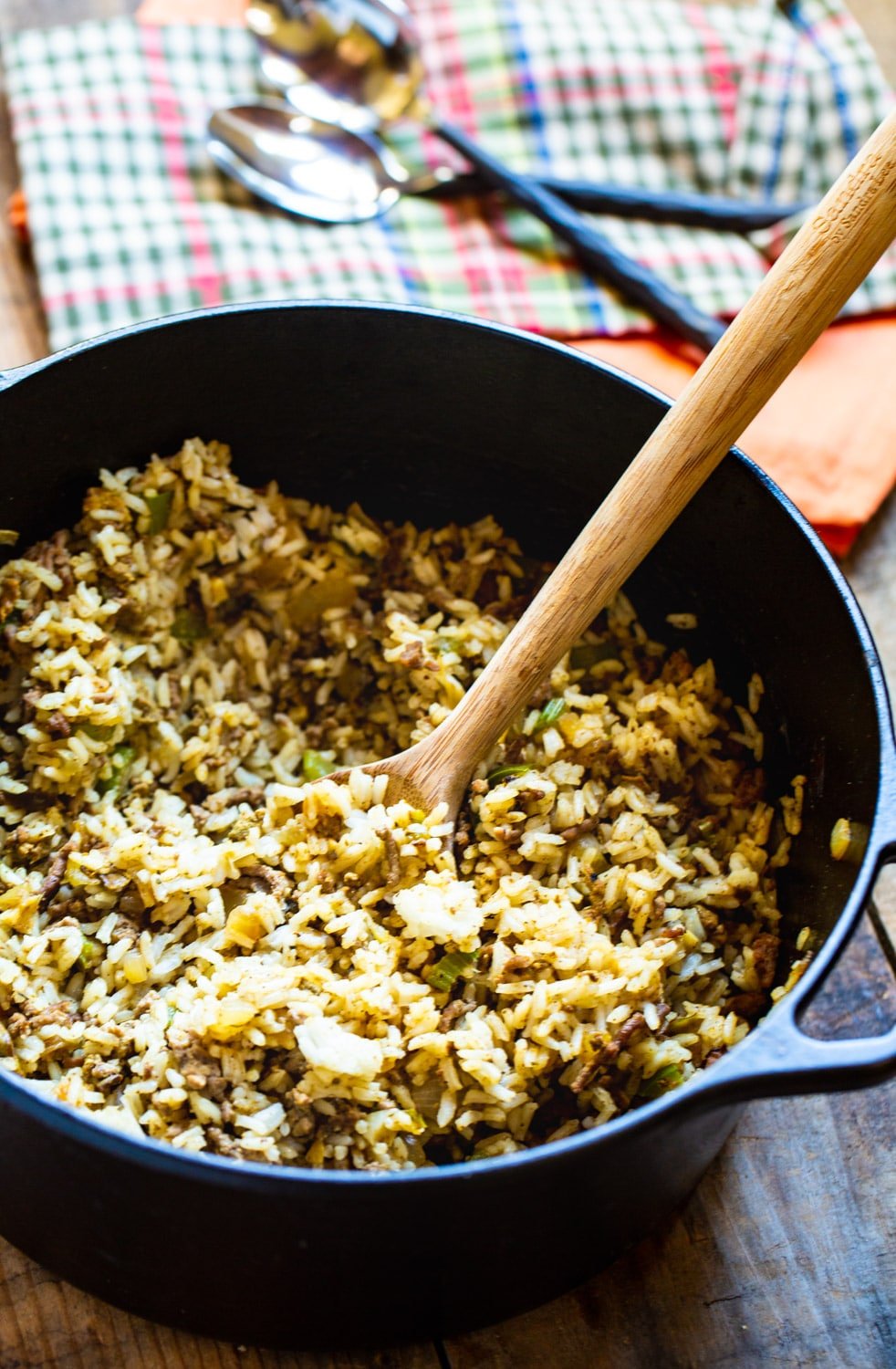 Dirty Rice in a large pot.