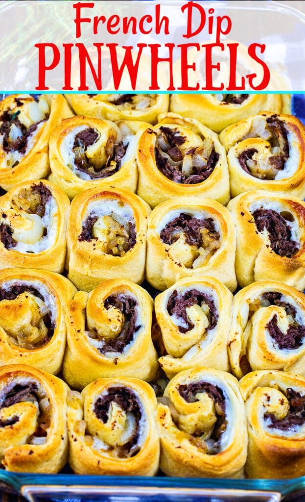 French Dip Pinwheels - Spicy Southern Kitchen