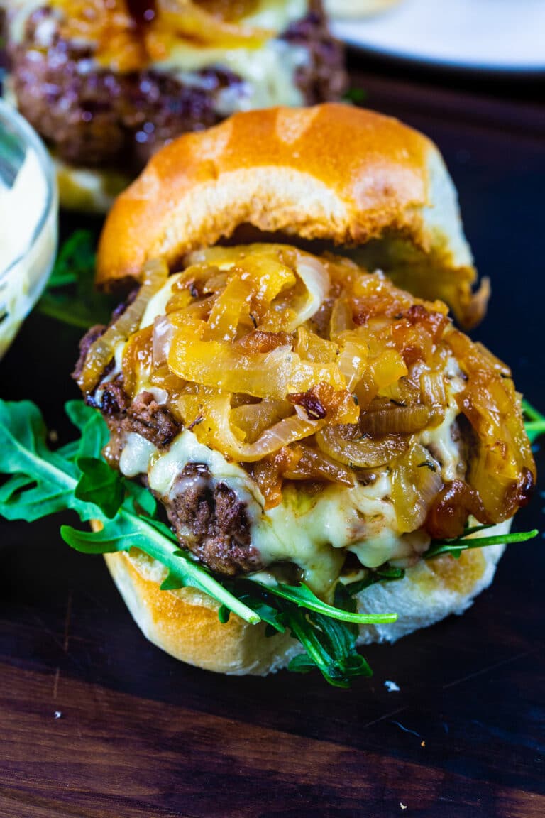 French Onion Burgers - Spicy Southern Kitchen