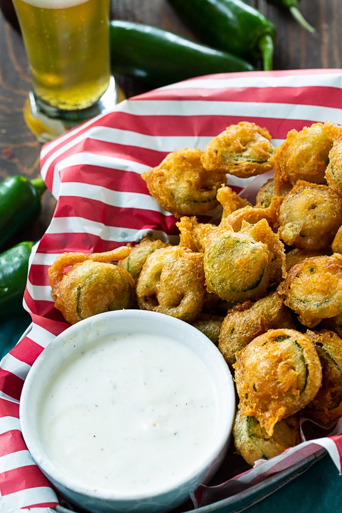 Deep Fried Jalapeno Slices Spicy Southern Kitchen