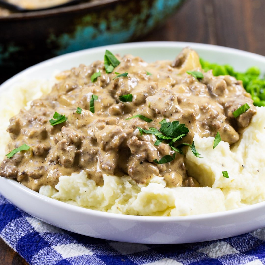 Ground Meat And Mashed Potatoes