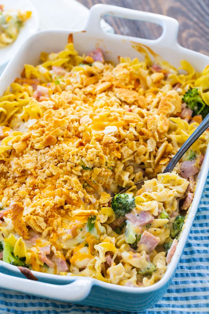 Ham, Broccoli, and Noodle Casserole