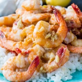 Hawaiian Garlic Shrimp