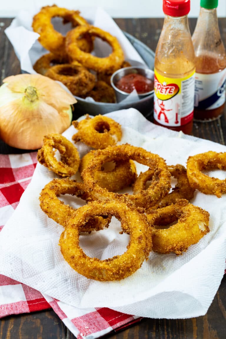 Hot Sauce Marinated Onion Rings Spicy Southern Kitchen