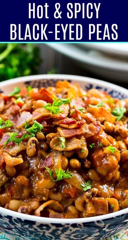 Hot and Spicy Black-Eyed Peas