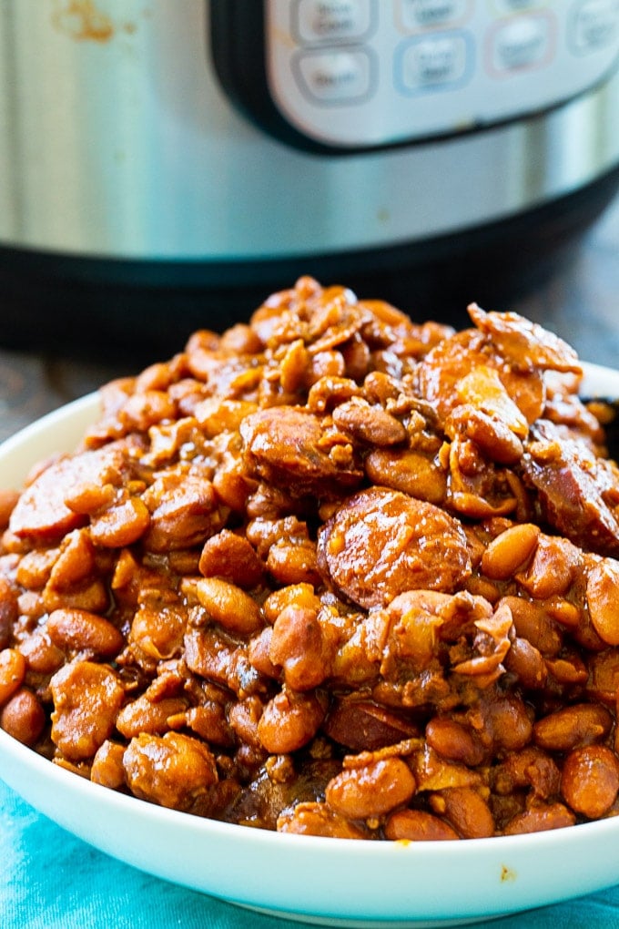 Instant Pot Cowboy Beans Spicy Southern Kitchen