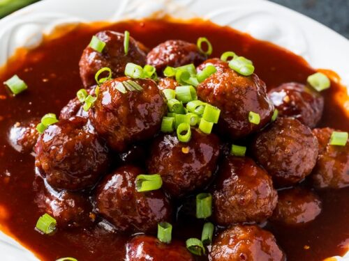 instant pot spicy meatballs