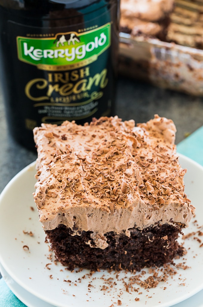 Irish Cream Poke Cake 