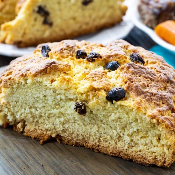 Half a loaf of Irish Soda Bread.