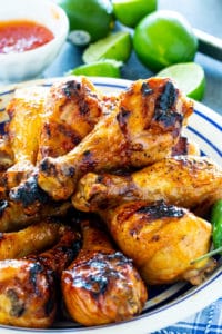 Jalapeno Lime Chicken Drumsticks - Spicy Southern Kitchen