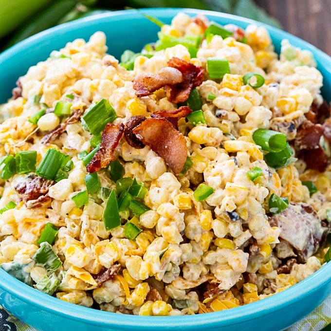 Jalapeno Popper Grilled Corn Salad