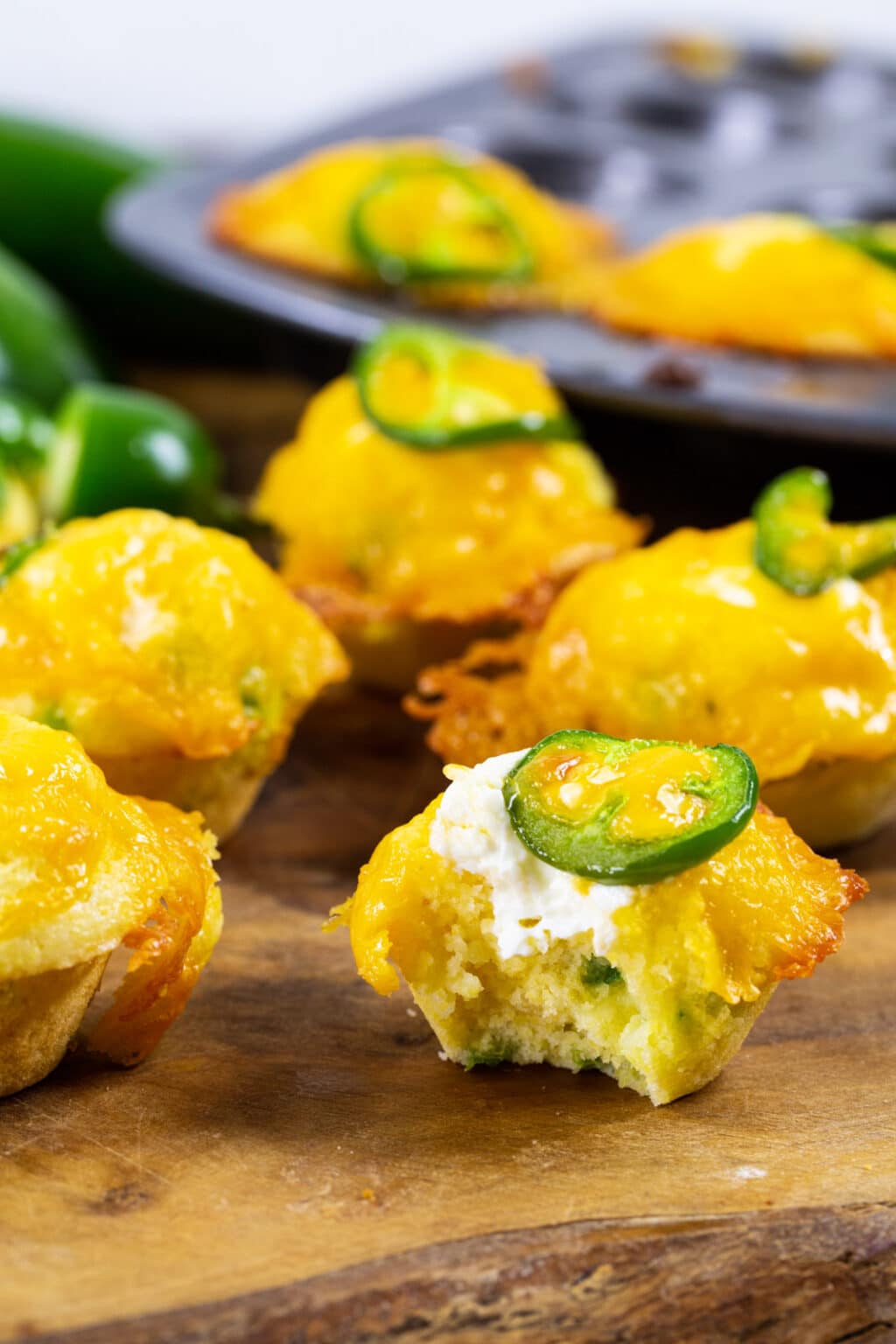Mini Jalapeno Popper Corn Muffins - Spicy Southern Kitchen