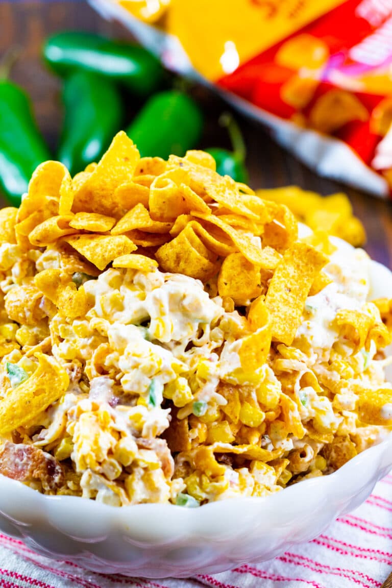 Jalapeno Popper Corn Frito Salad - Spicy Southern Kitchen