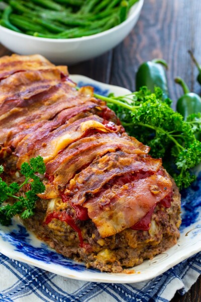 Jalapeno Popper Stuffed Meatloaf - Spicy Southern Kitchen