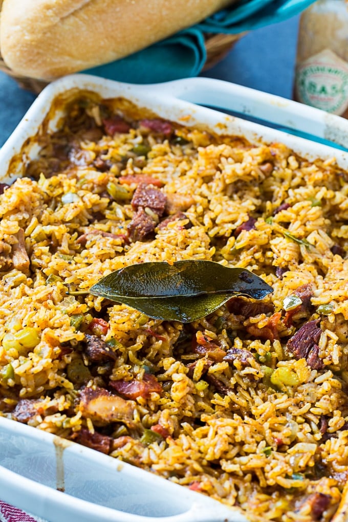 Paul Prudhomme’s Chicken and Tasso Jambalaya