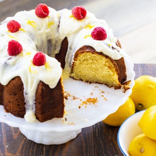 Cream Cheese Pound Cake – Sweet Tea (with Lemon)