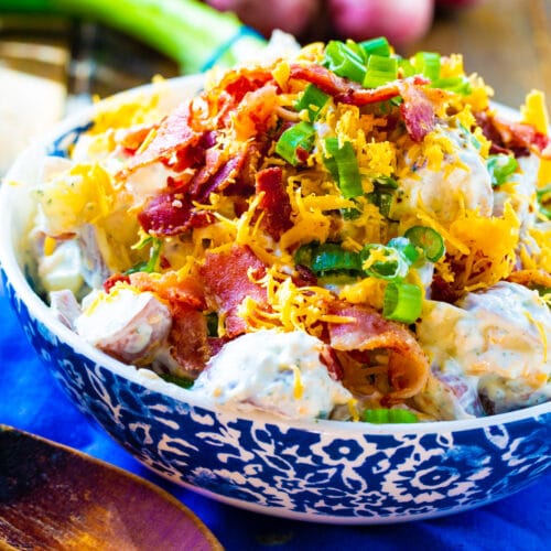 Loaded Ranch Potato Salad - Spicy Southern Kitchen