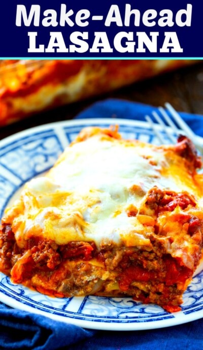 Make-Ahead Lasagna - Spicy Southern Kitchen