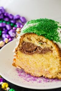 Mardi Gras Pound Cake