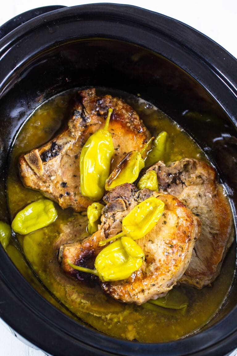 Slow Cooker Mississippi Pork Chops Spicy Southern Kitchen