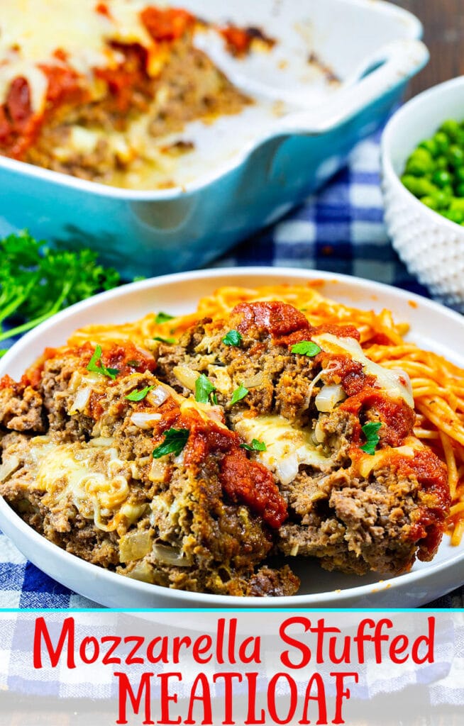 Mozzarella Stuffed Meatloaf Recipe - Spicy Southern Kitchen