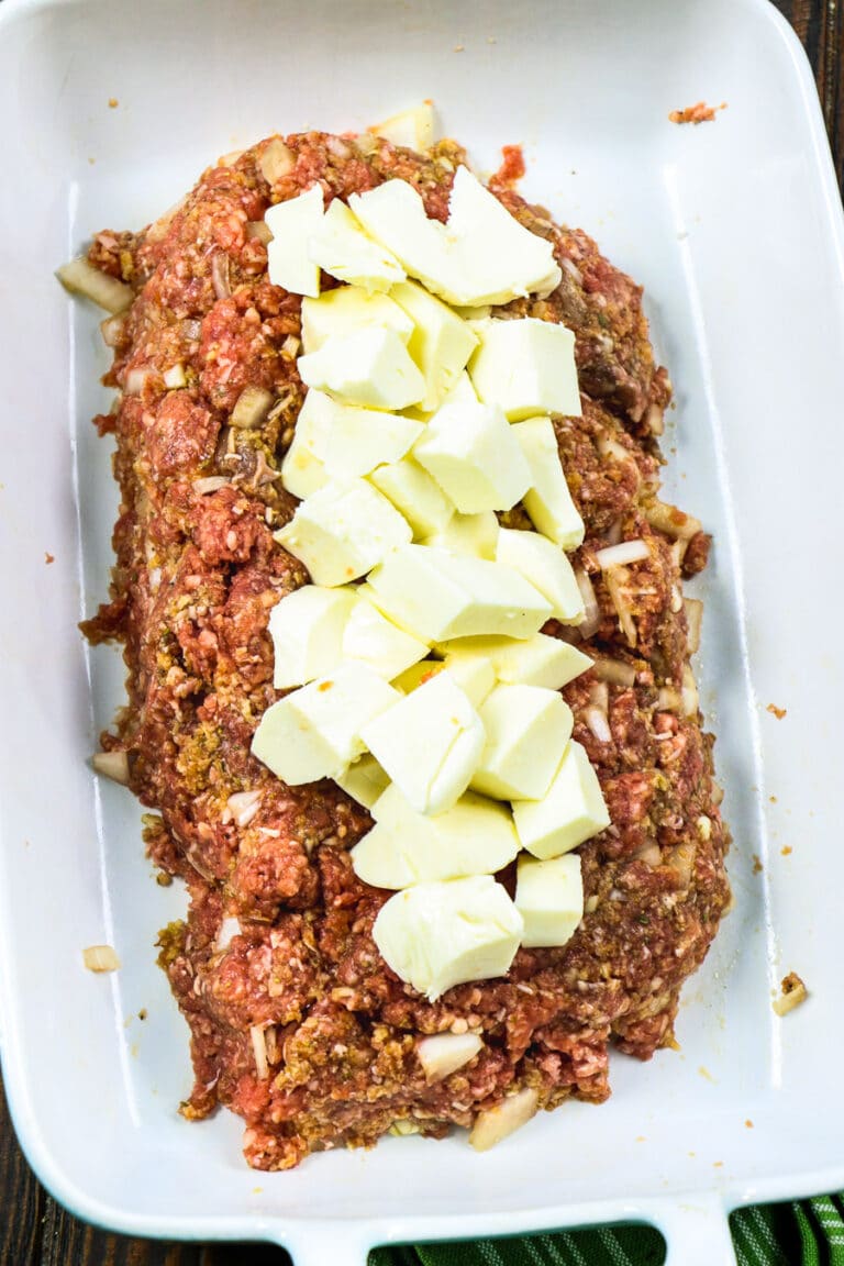 Mozzarella Stuffed Meatloaf Recipe - Spicy Southern Kitchen