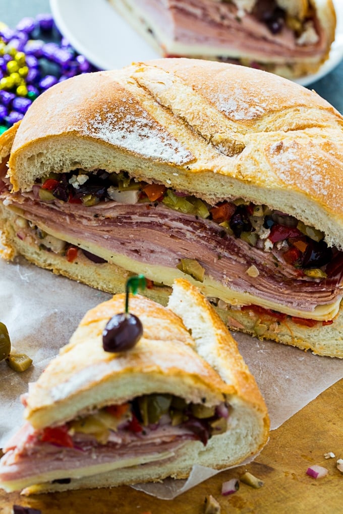 Muffaletta Sandwich- a New Orleans favorite