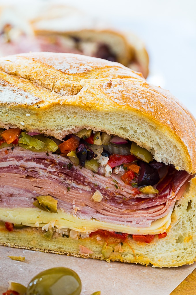 Muffaletta Sandwich Spicy Southern Kitchen