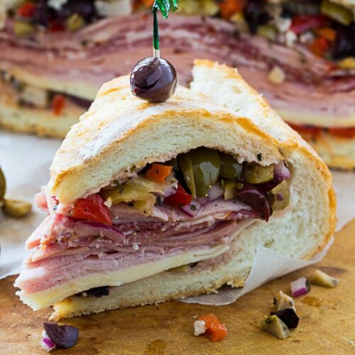 Muffaletta Sandwich Spicy Southern Kitchen