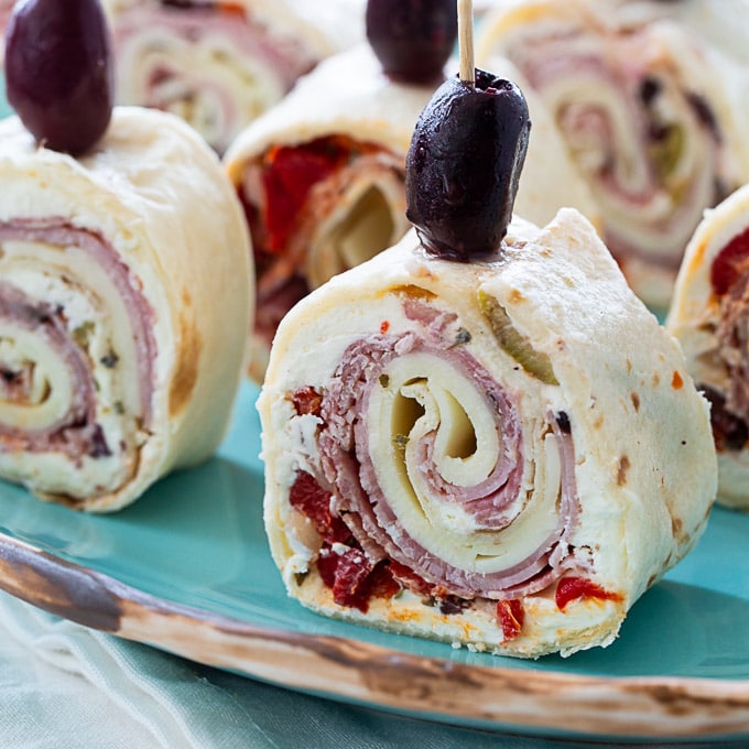 Muffaletta Pinwheels