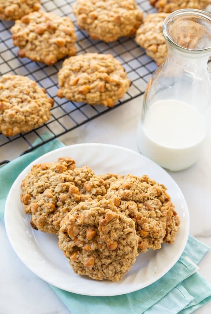 Oatmeal Butterscotch Cookies - Spicy Southern Kitchen