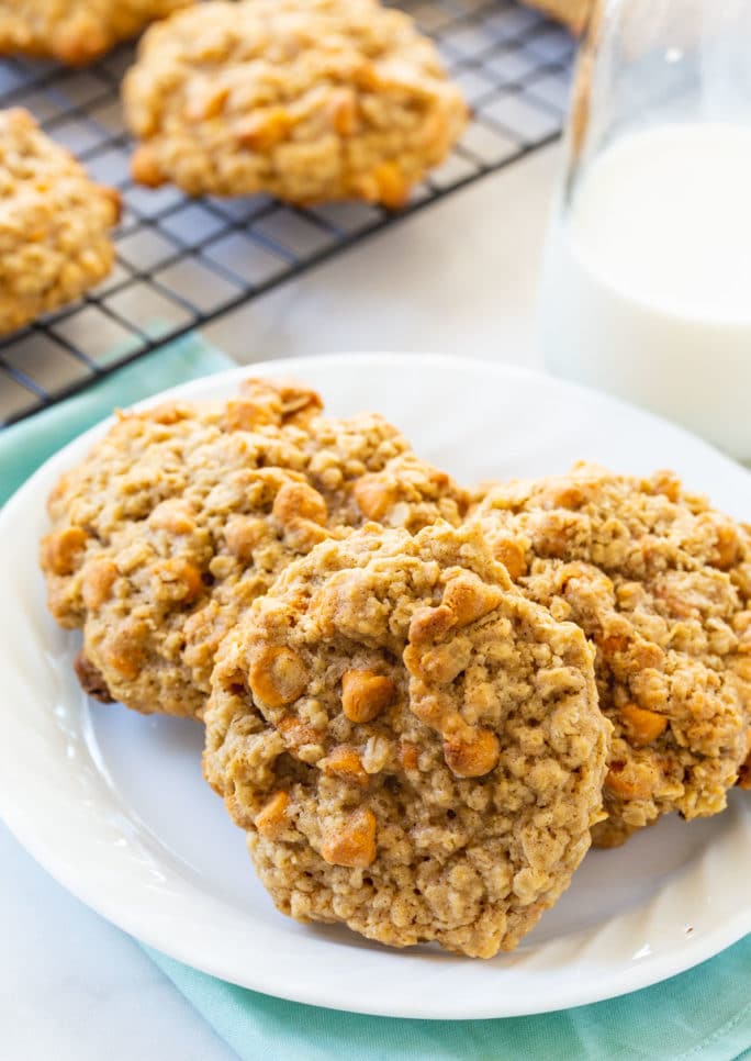 Oatmeal Butterscotch Cookies - Spicy Southern Kitchen