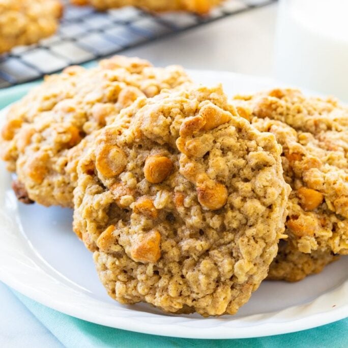 Oatmeal Butterscotch Cookies - Spicy Southern Kitchen