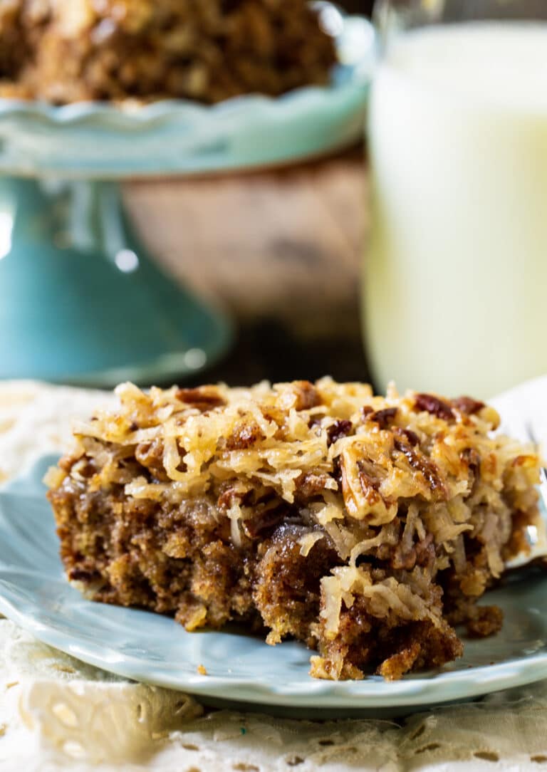 Old-Fashioned Oatmeal Cake - Spicy Southern Kitchen