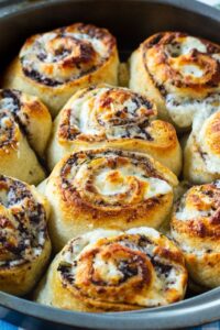 Easy Olive Cheese Rolls