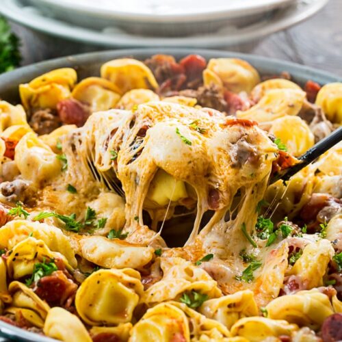 One Pot Meaty Tortellini - Spicy Southern Kitchen