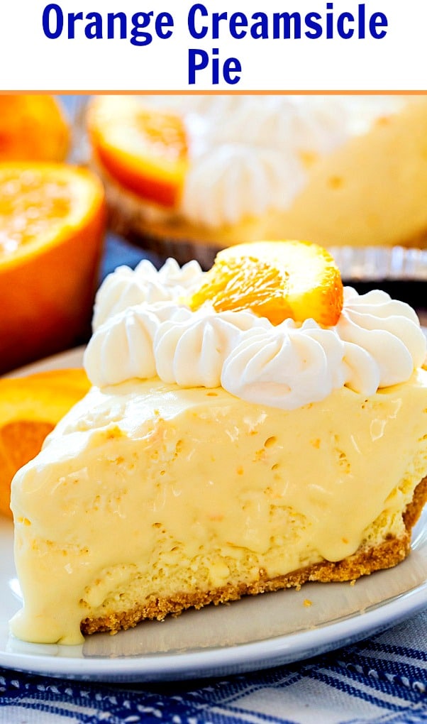 No-Bake Orange Creamsicle Pie 