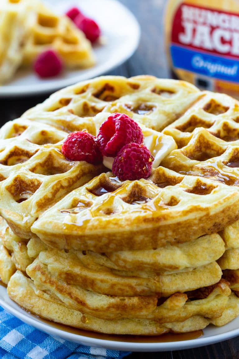 Overnight Yeast Waffles Spicy Southern Kitchen