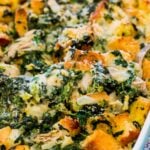 Oysters Rockefeller Bread Pudding