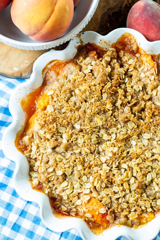 Peach Crisp Spicy Southern Kitchen