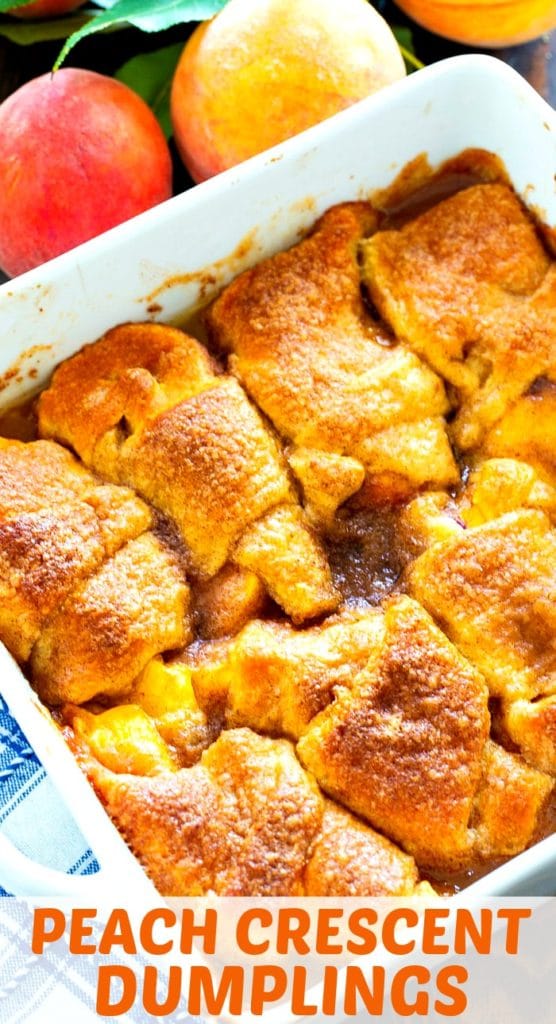 Peach Crescent Dumplings Spicy Southern Kitchen