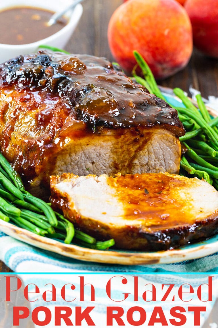 Peach Glazed Pork Roast Spicy Southern Kitchen 6650