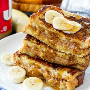French Toast Stuffed with Peanut Butter