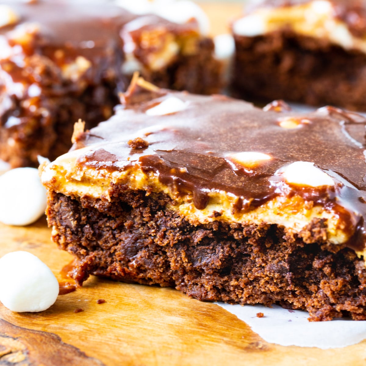 Peanut Butter Mississippi Mud Brownies