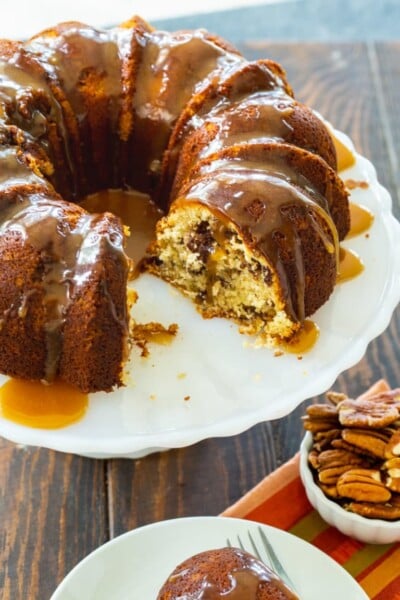 Pecan Pie Bundt Cake - Spicy Southern Kitchen