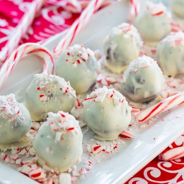 Peppermint Oreo Truffles