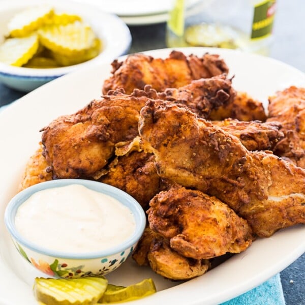 Pickle-Brined Chicken Tenders - Spicy Southern Kitchen