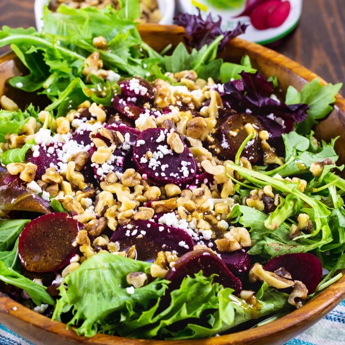 Pickled Beet Salad with Walnuts and Feta