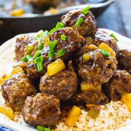 Polynesian Meatballs - Spicy Southern Kitchen