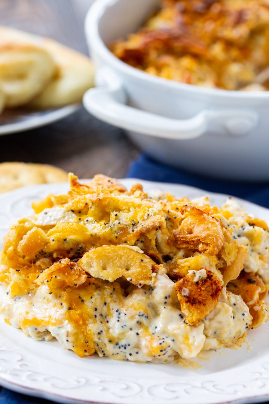 Poppy Seed Chicken Casserole - Spicy Southern Kitchen